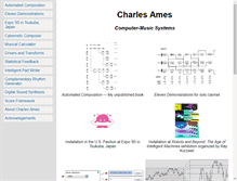 Tablet Screenshot of charlesames.net